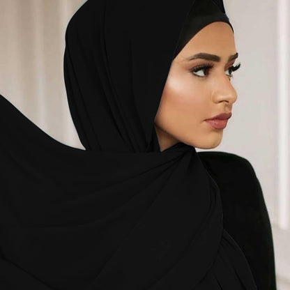 Hijab Scarf for Women Soft Cotton Muslim Jersey Hijab Head Wrap Scarves Fashion Long Scarf Shawls