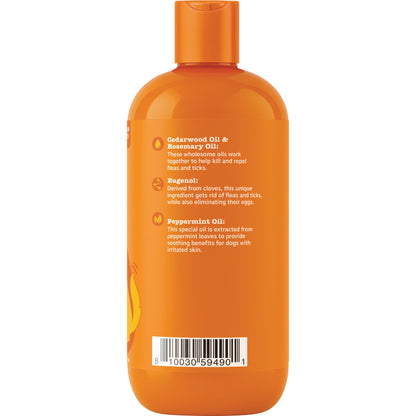 Flea and Tick Shampoo for Dogs, 16 Oz