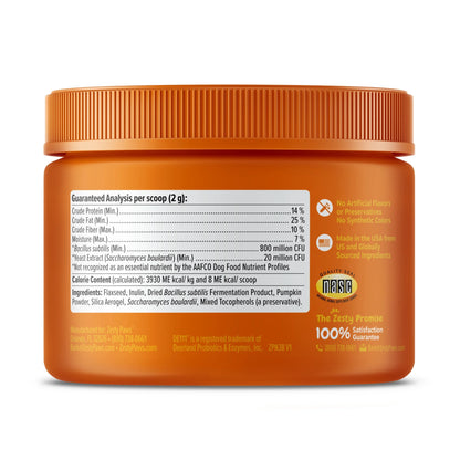 Probiotic Powder Pumpkin Flavor Dog Supplement, 150G