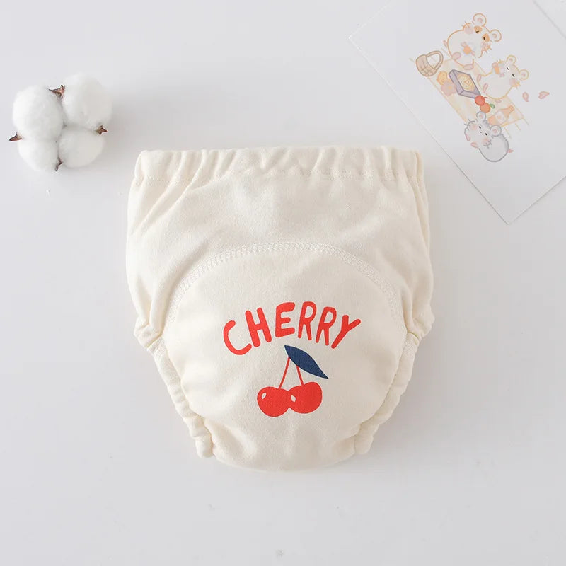Cute Baby Waterproof Reusable Training Pants Cotton Baby Diaper Infant Shorts Nappies Panties Nappy Changing Underwear Cloth New
