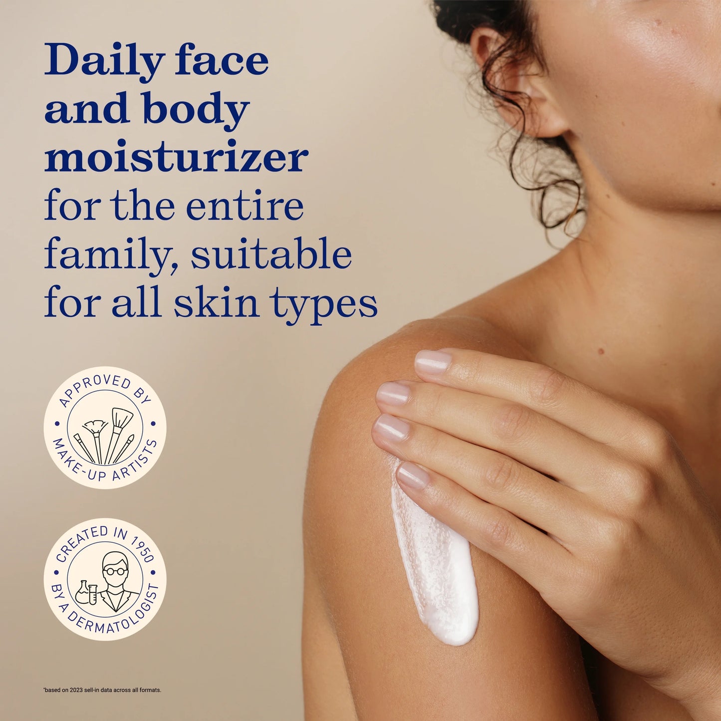 Lait-Crème Fluid+ Face and Body Moisturizer, 2.54 Fl Oz