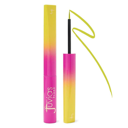Liquid Eyeliner Waterproof - Bright Lime Green Fine Tip Eyeliner, Smudge-Proof with Precision Applicator for Bold Eye Looks, Smooth Lines, Vibrant Color, and All-Day Long-Lasting Wear