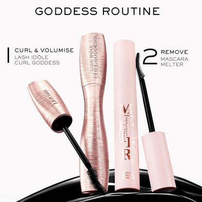 Lancôme Curl Goddess Mascara – Volumizing & Curling Mascara - 01 Black | Volume Mascara for Dramatic Lashes - 1.5X Curl Boost, +800% Volume, 30H Hold - Clump-Free, Weightless & Fanned-Out Lashes