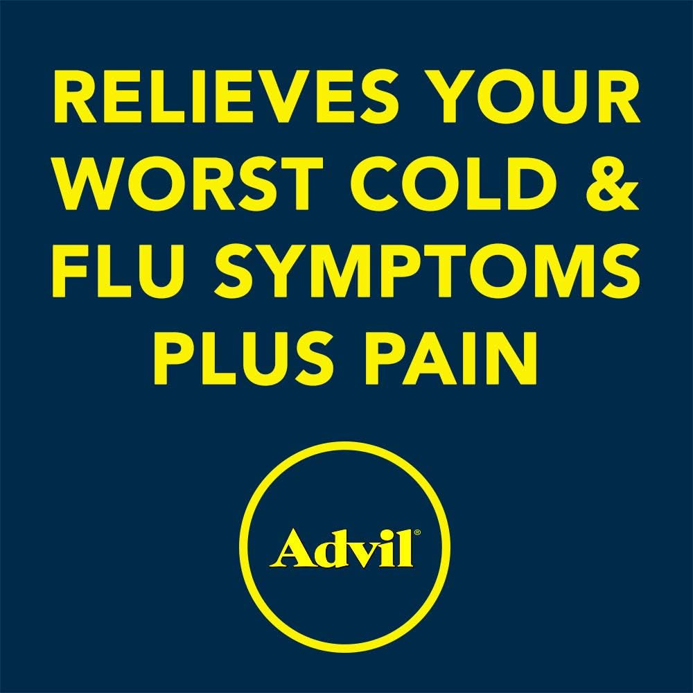 Cold & Flu, Ibuprofen 200Mg, Pain Relief, 20 Tablets