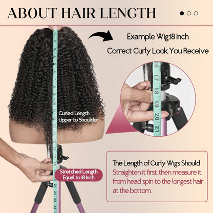 250% Density 20 Inch Burmese Curly Half Wig,100% Human Hair,[2-Year Life,210G], 3 in 1 Glueless Human Hair Half Wig Seamless Flip over Half Wigs for Black Women No Glue No Lace Curly Wig