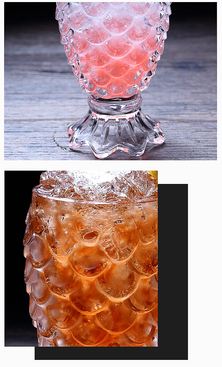 Mermaid Cup with Embossed Glass