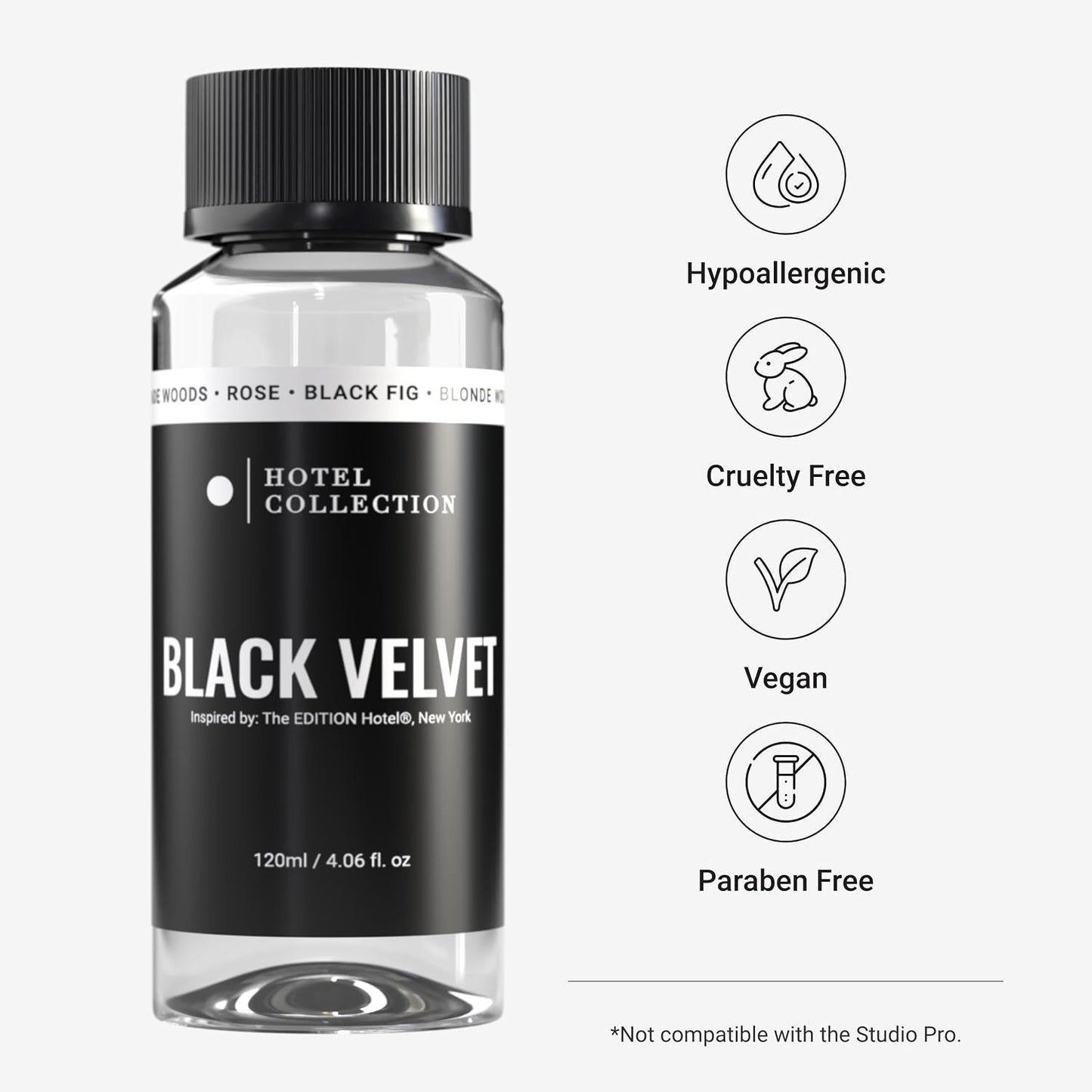 Hotel Collection - Black Velvet Fragrance Oil for Home Diffusers, 120 Ml
