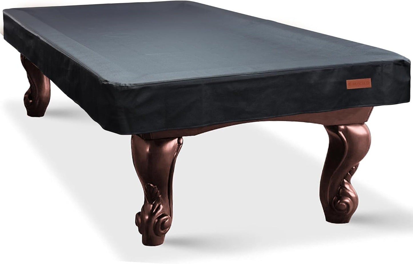 Heavy Duty Pool Table Cover, Waterproof Leatherette Billiard Table Cover with Soft Backing, Tear Resistant Fitted Protector for 6.5FT, 7FT, 7.5FT, 8FT, 8.5FT & 9FT Tables