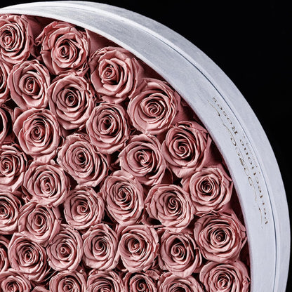 100 Preserved Roses in Velvet Box, Flowers for Delivery