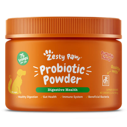 Probiotic Powder Pumpkin Flavor Dog Supplement, 150G