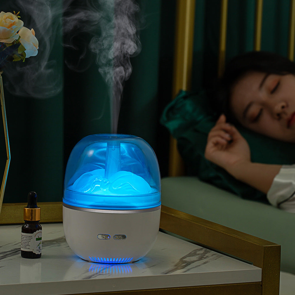 Humidificateur à brouillard épais et léger coloré