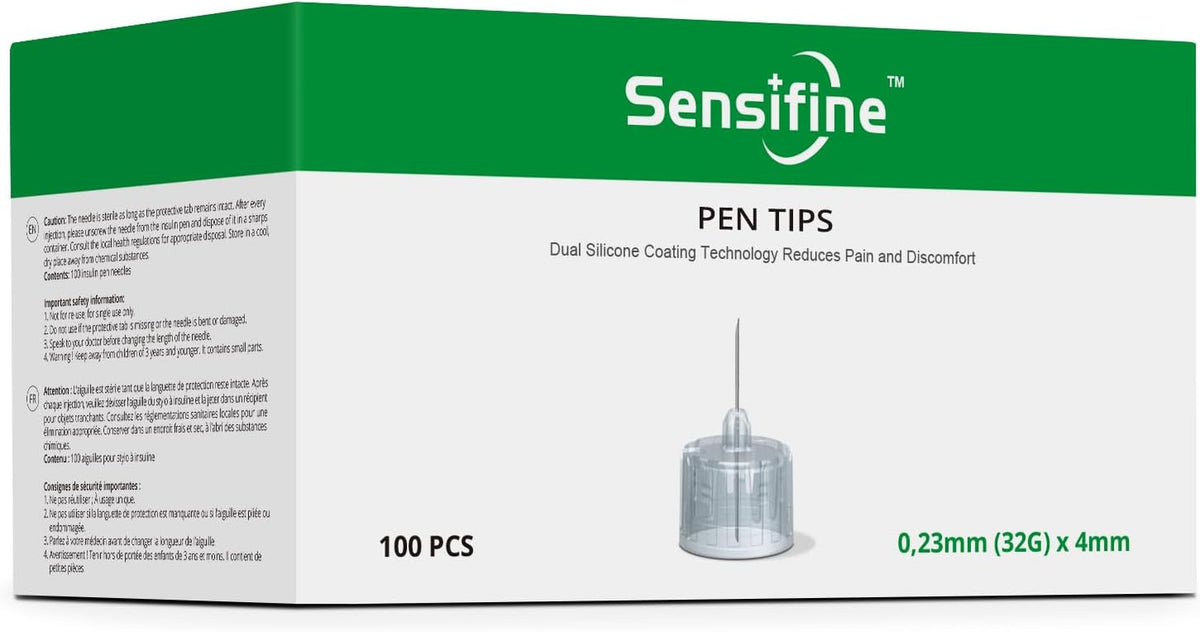 Pen Tips 32G X 4Mm, Box of 100,Universal Compatibility with Most Pen Devices
