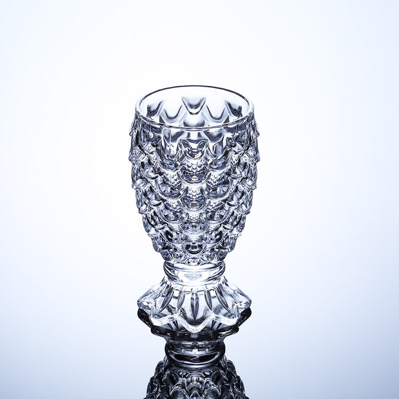 Mermaid Cup with Embossed Glass