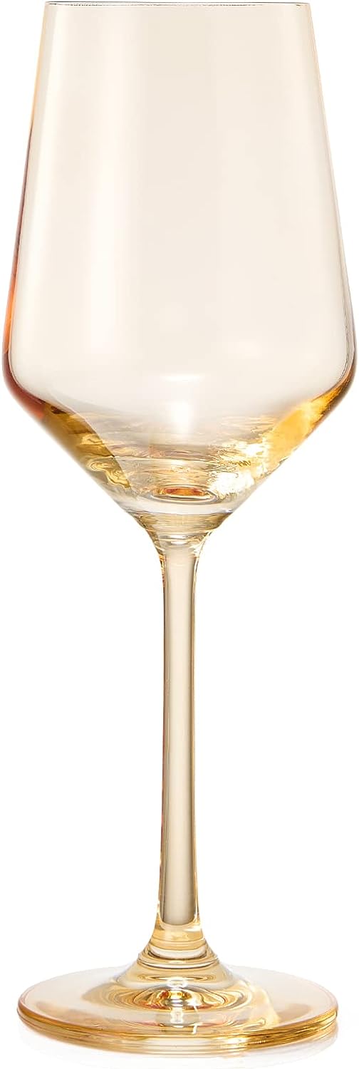 Unique Italian Style Wine Glass 12 Oz