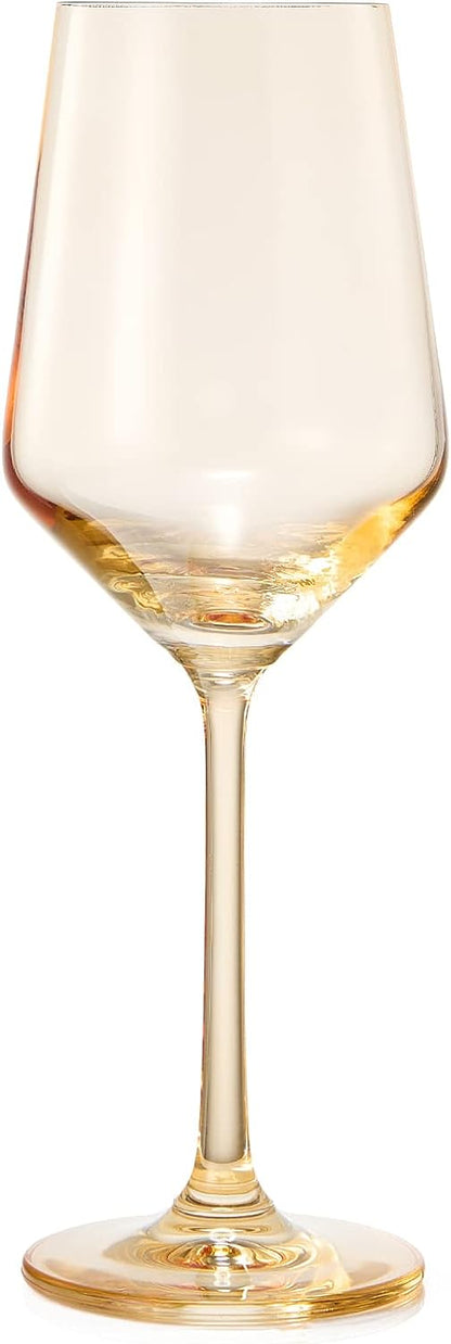 Unique Italian Style Wine Glass 12 Oz