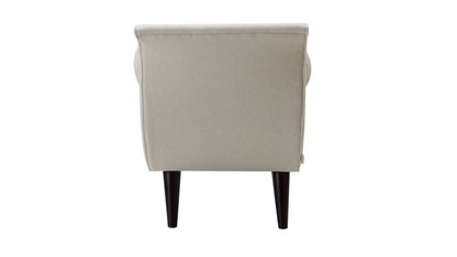 Alma Tufted Flare Arm Entryway Bench, Sky Neutral