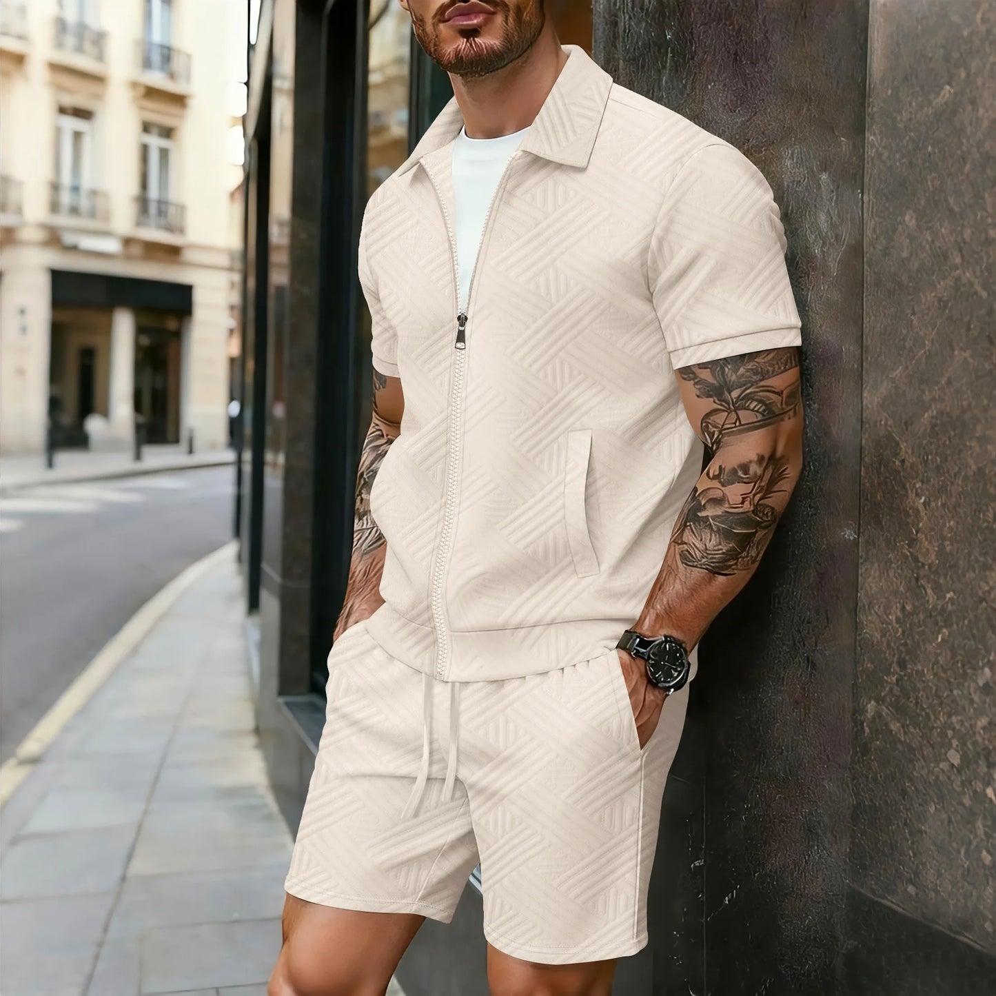 Luxurious Two-Piece Sportswear Set