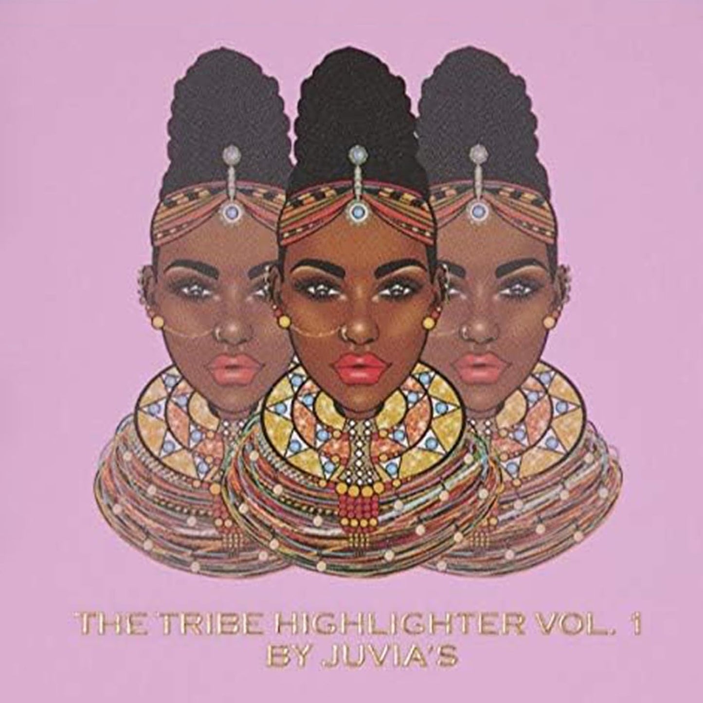 - Tribe Highlighter Vol. 1 - Glow Highlighter Face Makeup Powder - Shimmering Glow Finish Perfect for Cheekbones, Radiant Mineral Shimmer, Illuminating Powder