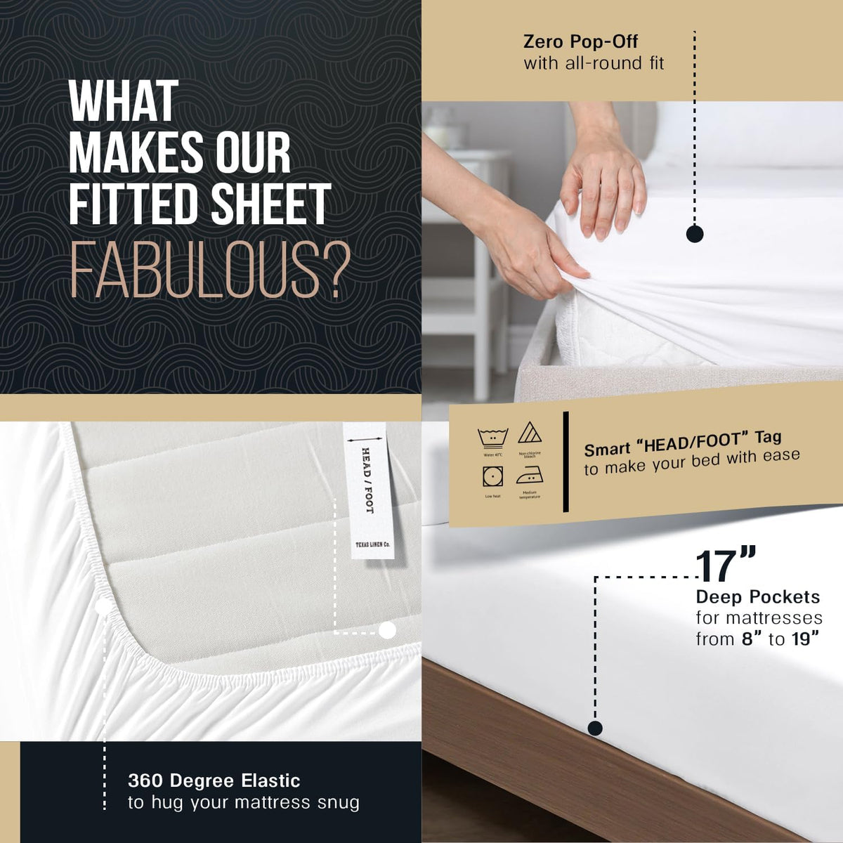 100% Egyptian Cotton Sheets Queen Size - 1500 Series High Thread Count Queen Bed Sheets Set (4 PC, Burgundy), 17" Deep Pocket Luxury Hotel Bedding Set - Couture Comfortin' Collection
