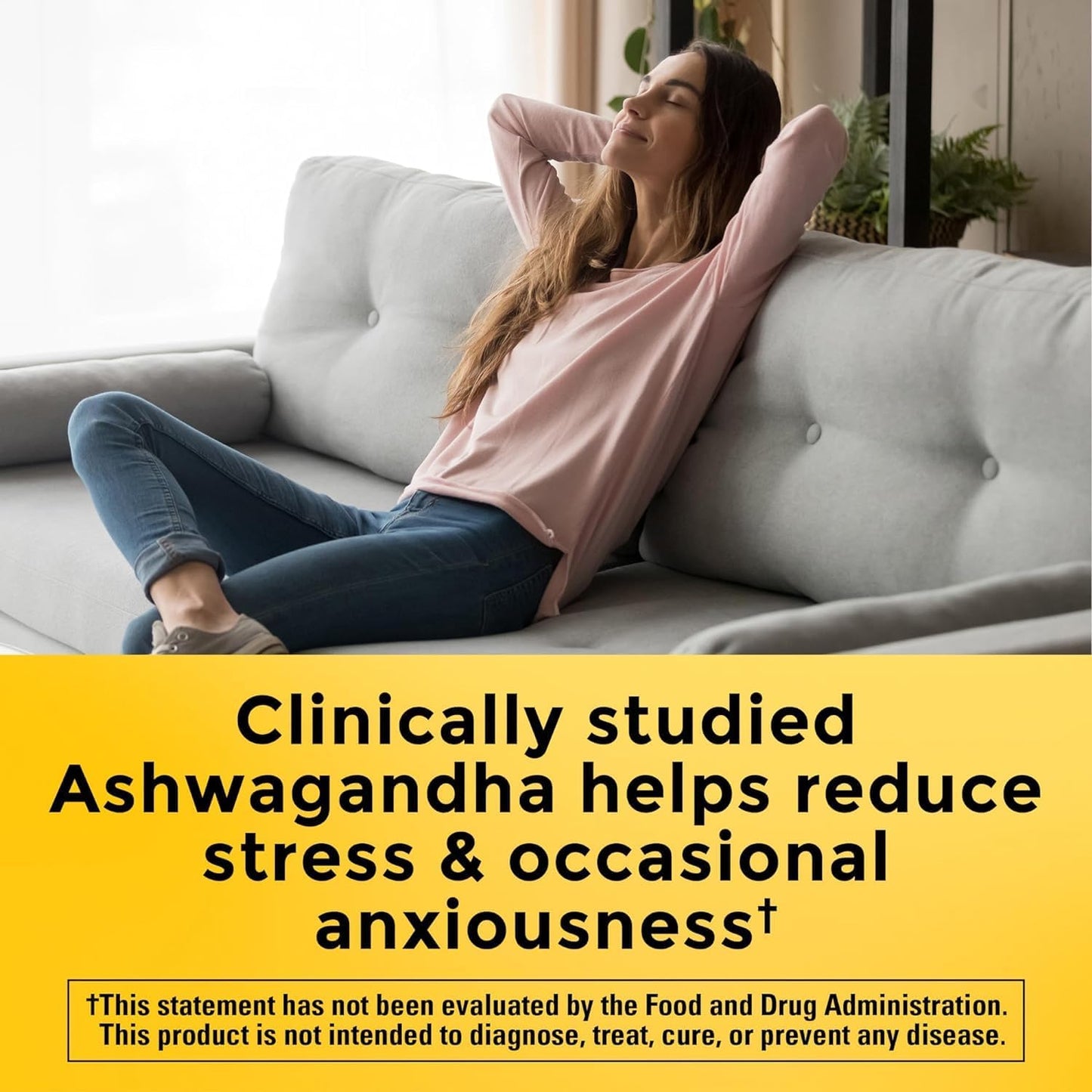 Ashwagandha Capsules 125Mg for Stress Support, 60 Capsules, 60 Day Supply (Pack of 2)