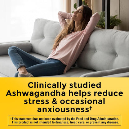 Ashwagandha Capsules 125Mg for Stress Support, 60 Capsules, 60 Day Supply (Pack of 2)