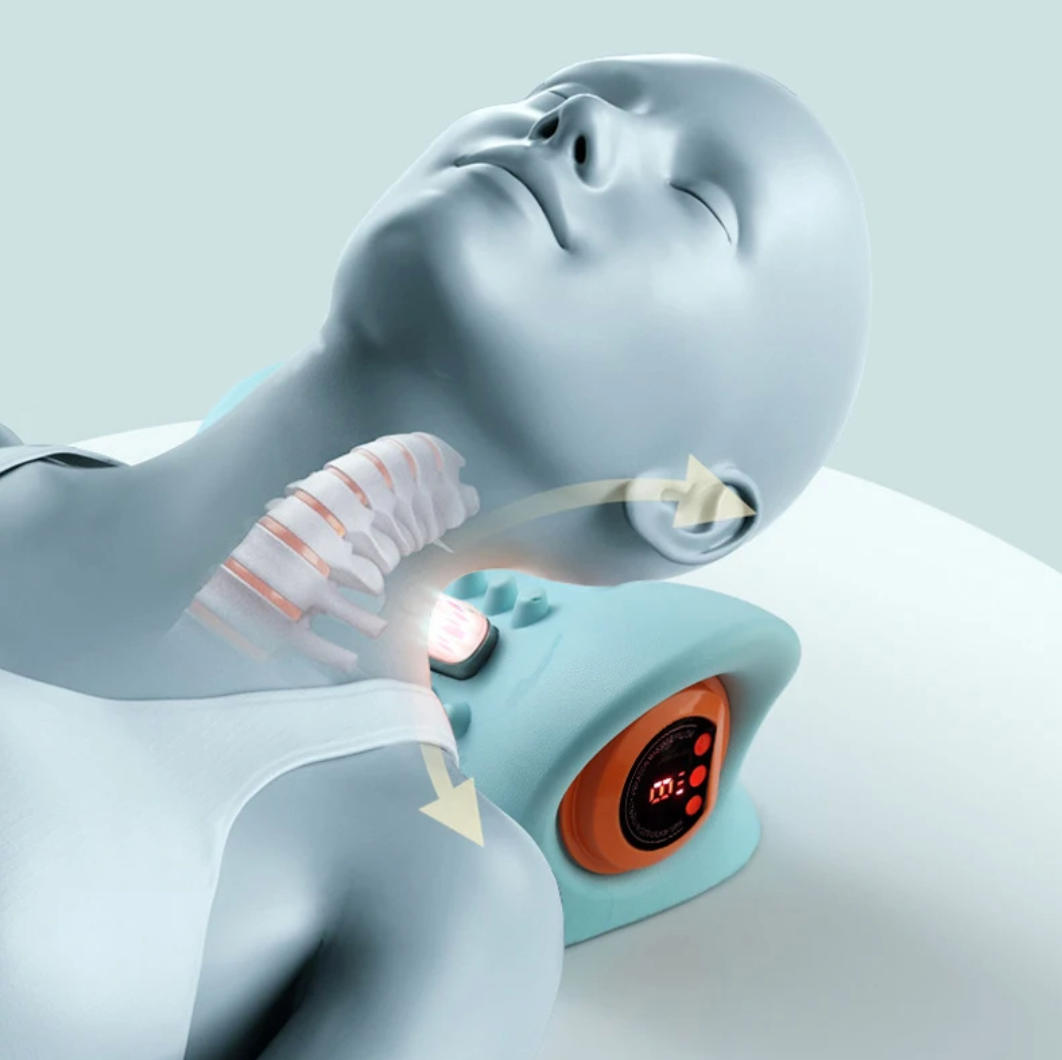 Portable Cervical Spine Relief Neck Massager Pillow