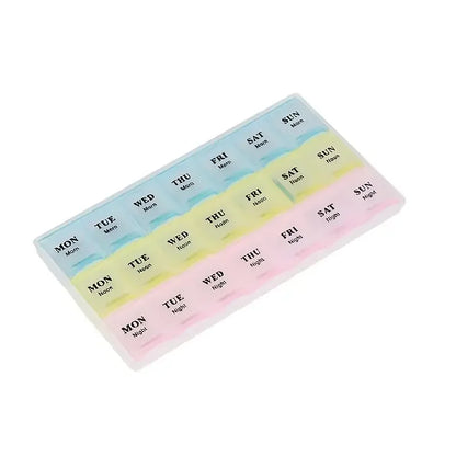 1Pc Large Medicine Box, 28 Grids and 21 Grids Pill Storage Case, Portable Medicine Box, Ornament Box