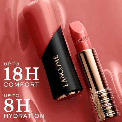 Lancôme L'Absolu Rouge Hydrating Cream Lipstick - Smudge-Resistant | Hydrating Cream Lipstick with Hyaluronic Acid - Luminous Finish - with Smudge-Resistant Formula - up to 18HR Comfort