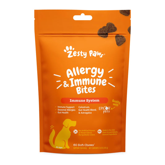 Allergy & Immune Bites Lamb Flavor Dog Supplement, 60 Count