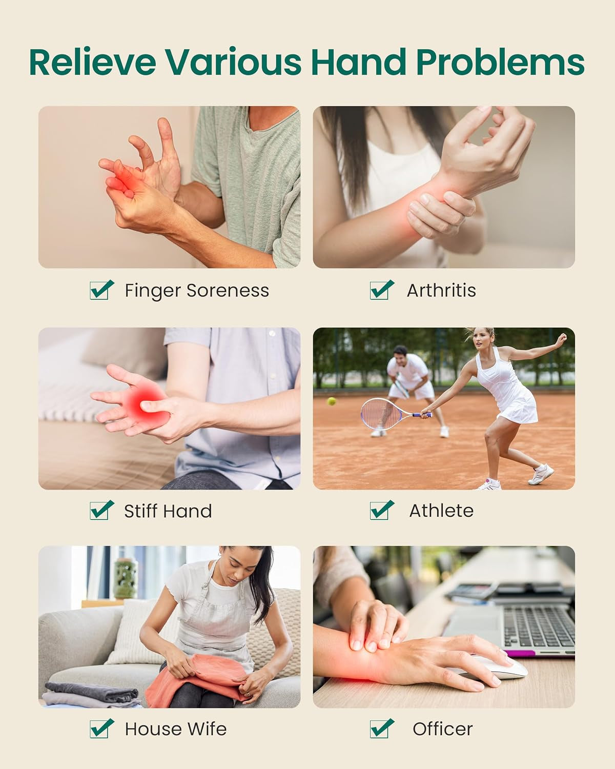 Hand Massager with Heat and Compression, Vibration, Cordless Hand Massager for Arthristis, Carpal Tunnel, Gifts for Women, Men, Mom(Black) | Optional Vibration, 3 Massage Modes, Finger, Palm & Wrist, 90-Min Runtime, 10-Min Auto-Off, Fits Both Hands, Carpal Tunnel