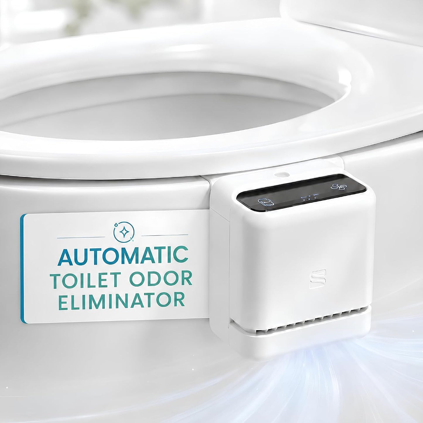 Aircube Rechargeable Automatic Toilet Odor Eliminator