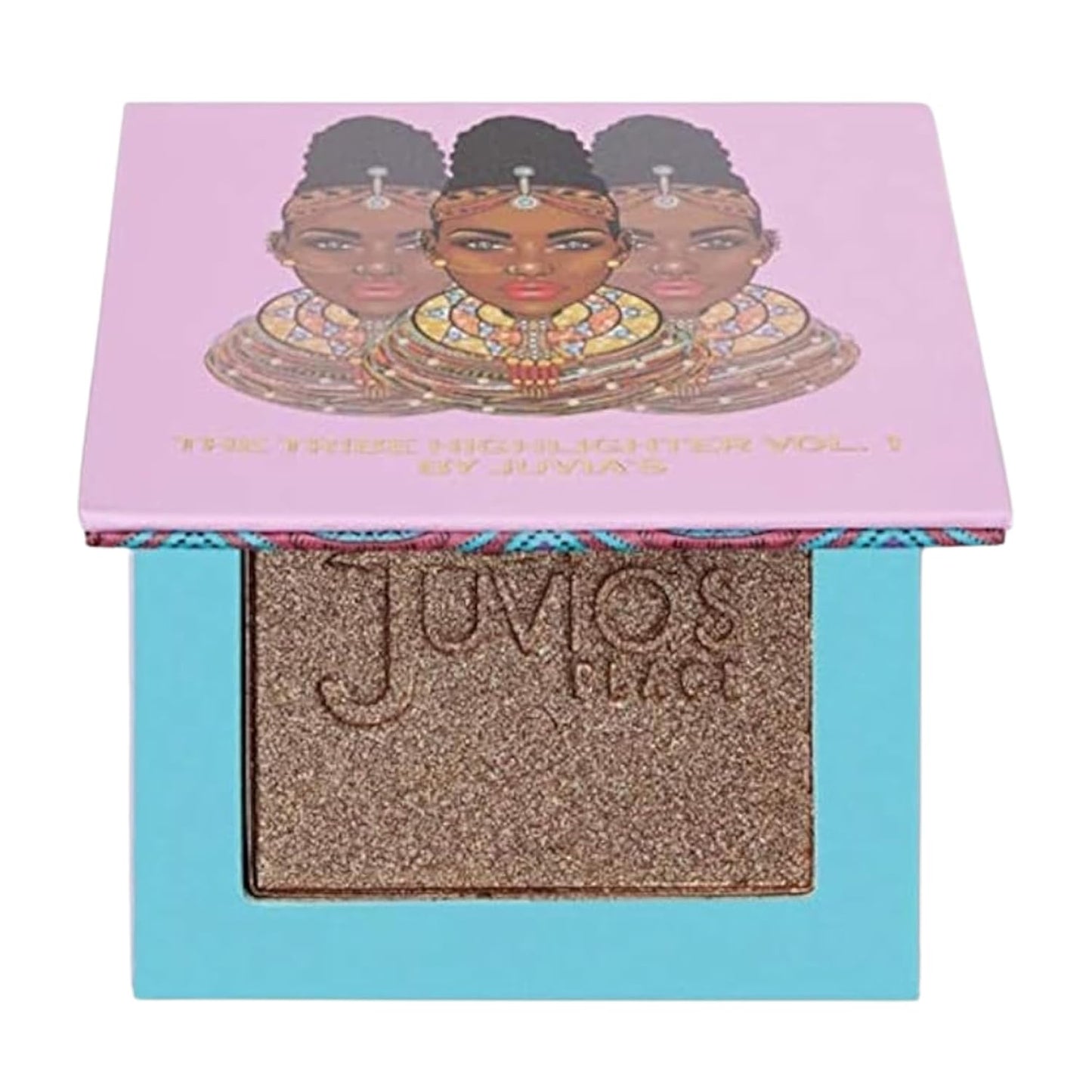 - Tribe Highlighter Vol. 1 - Glow Highlighter Face Makeup Powder - Shimmering Glow Finish Perfect for Cheekbones, Radiant Mineral Shimmer, Illuminating Powder