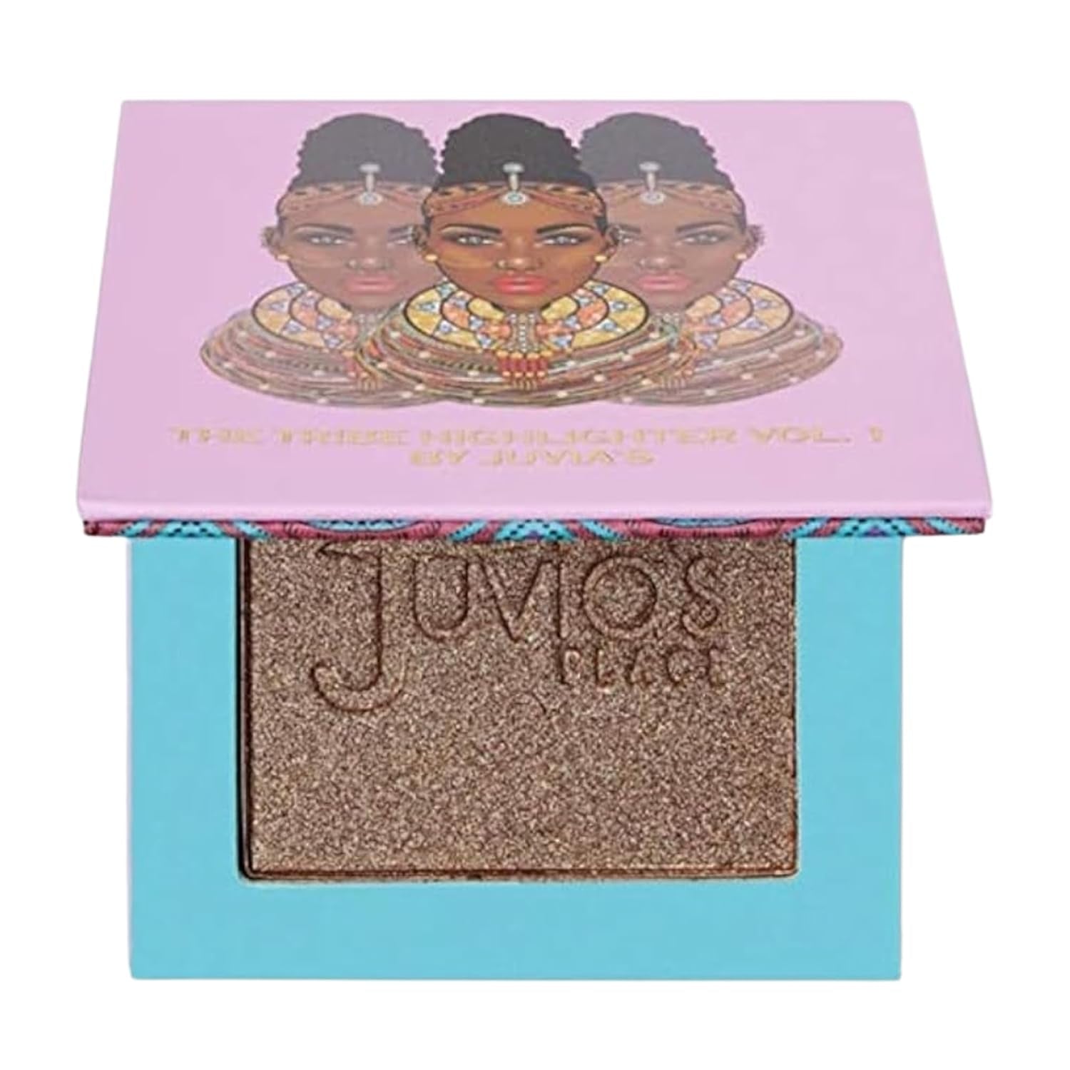 - Tribe Highlighter Vol. 1 - Glow Highlighter Face Makeup Powder - Shimmering Glow Finish Perfect for Cheekbones, Radiant Mineral Shimmer, Illuminating Powder