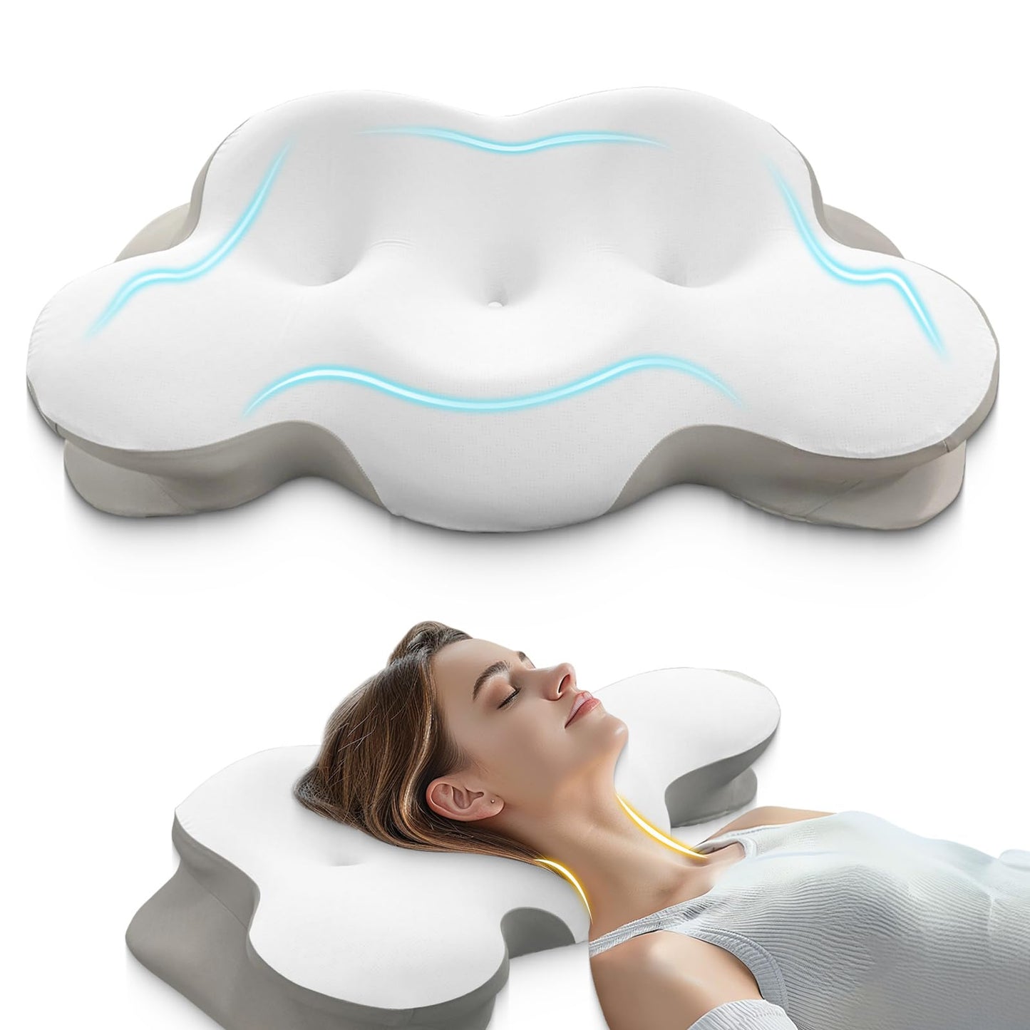 Cervical Neck Pillow for Neck and Shoulder Pain