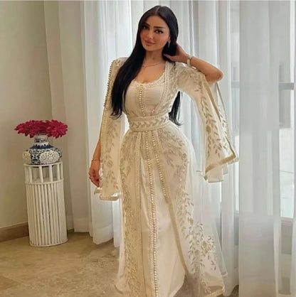 Moroccan Kaftan Evening Dress