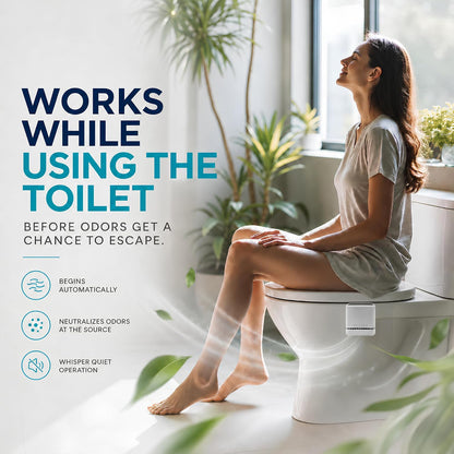 Aircube Rechargeable Automatic Toilet Odor Eliminator