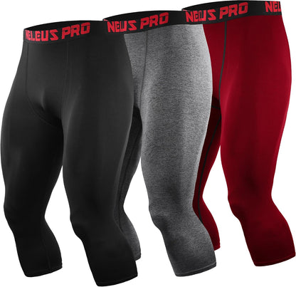 Men'S Dry Fit Compression Pants Workout Running Leggings