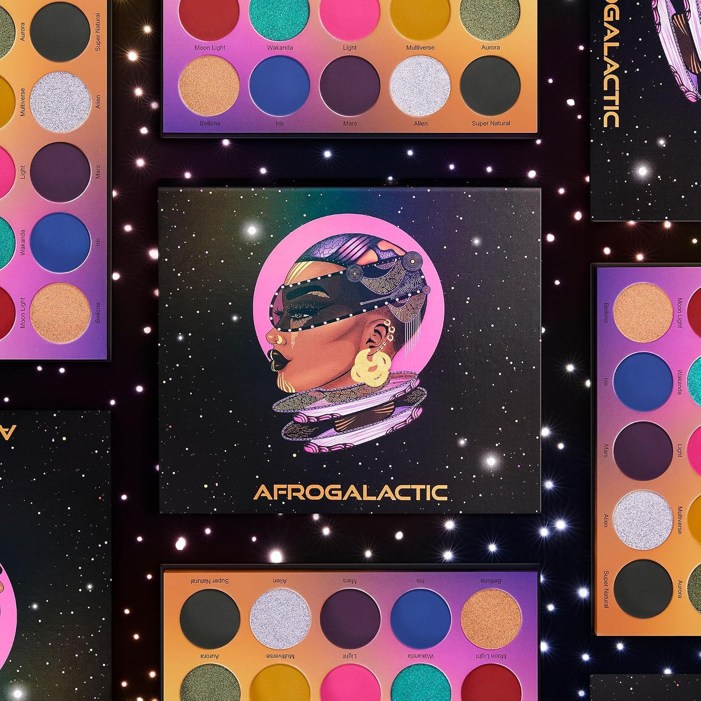 Afrogalactic Glitter Liner Unique - Glitter Liquid, Waterproof, Multi-Dimensional Gel, Metallic Liquid, Holographic, and Iridescent Liner