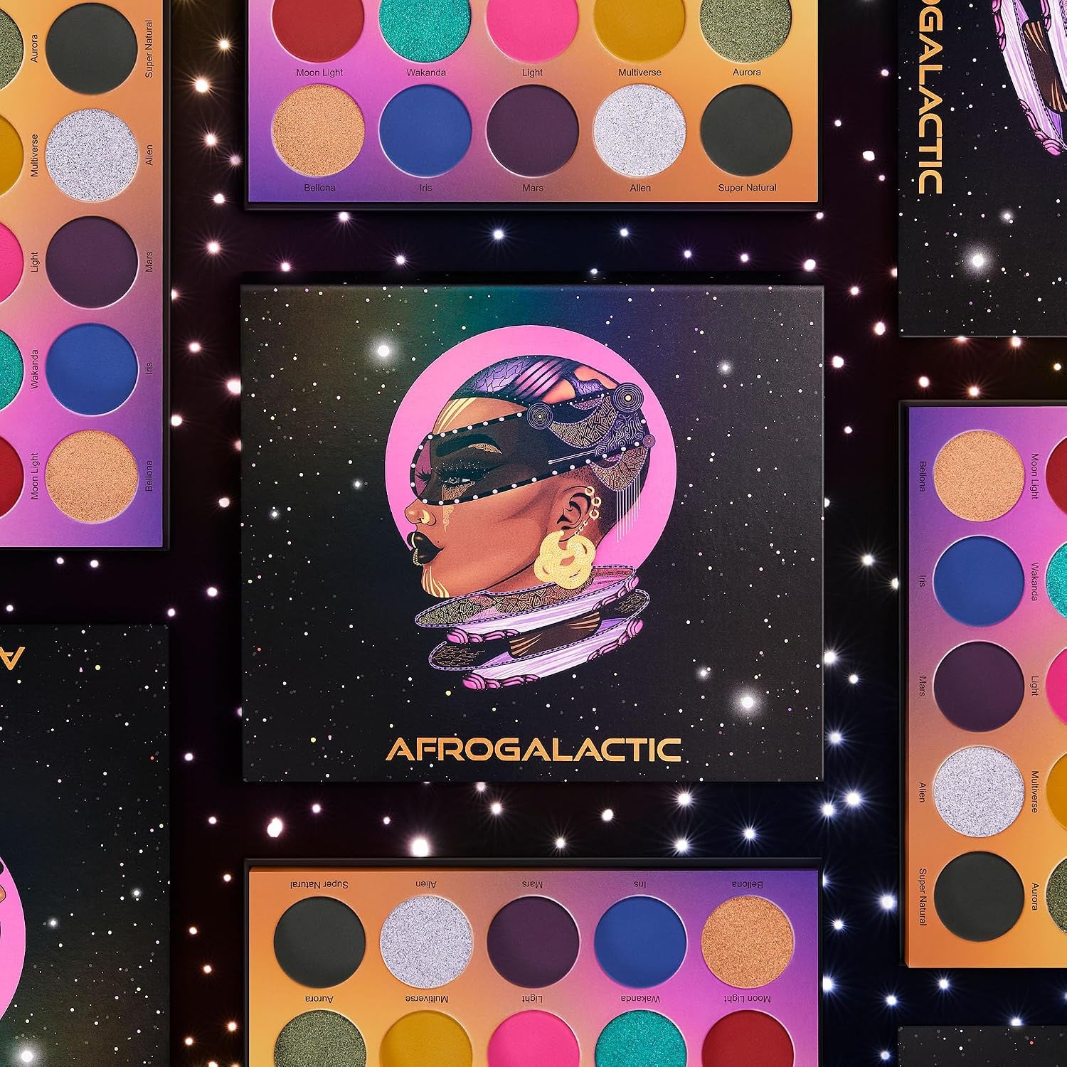 Afrogalactic Glitter Liner Unique - Glitter Liquid, Waterproof, Multi-Dimensional Gel, Metallic Liquid, Holographic, and Iridescent Liner