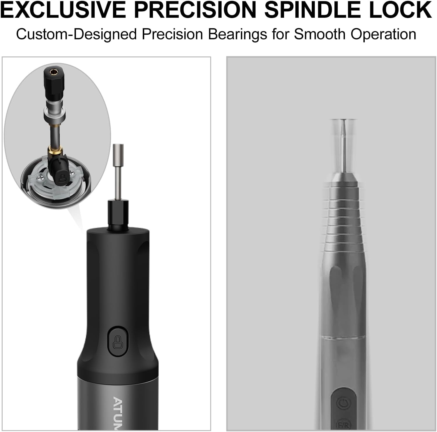 Cordless Rotary Tool Kit, 7.2V with Higher Torque, More Powerful, 5 Speeds 10000 to 28000 RPM, with 42 Accessories, Multi Purposes, Sanding, Polishing, Drilling, Etching, Engraving, DIY Crafts