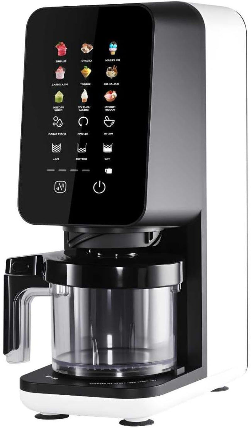 12 in 1 Ice Cream Machine, Electric Soft Serve Ice Cream Maker Machine for Home & Office, Gelato, Slushie, Italian Ice, Sorbet, Milk Shake, Frozenyogurt, Light Ice Cream, Soft Serve Ice Cream Machine