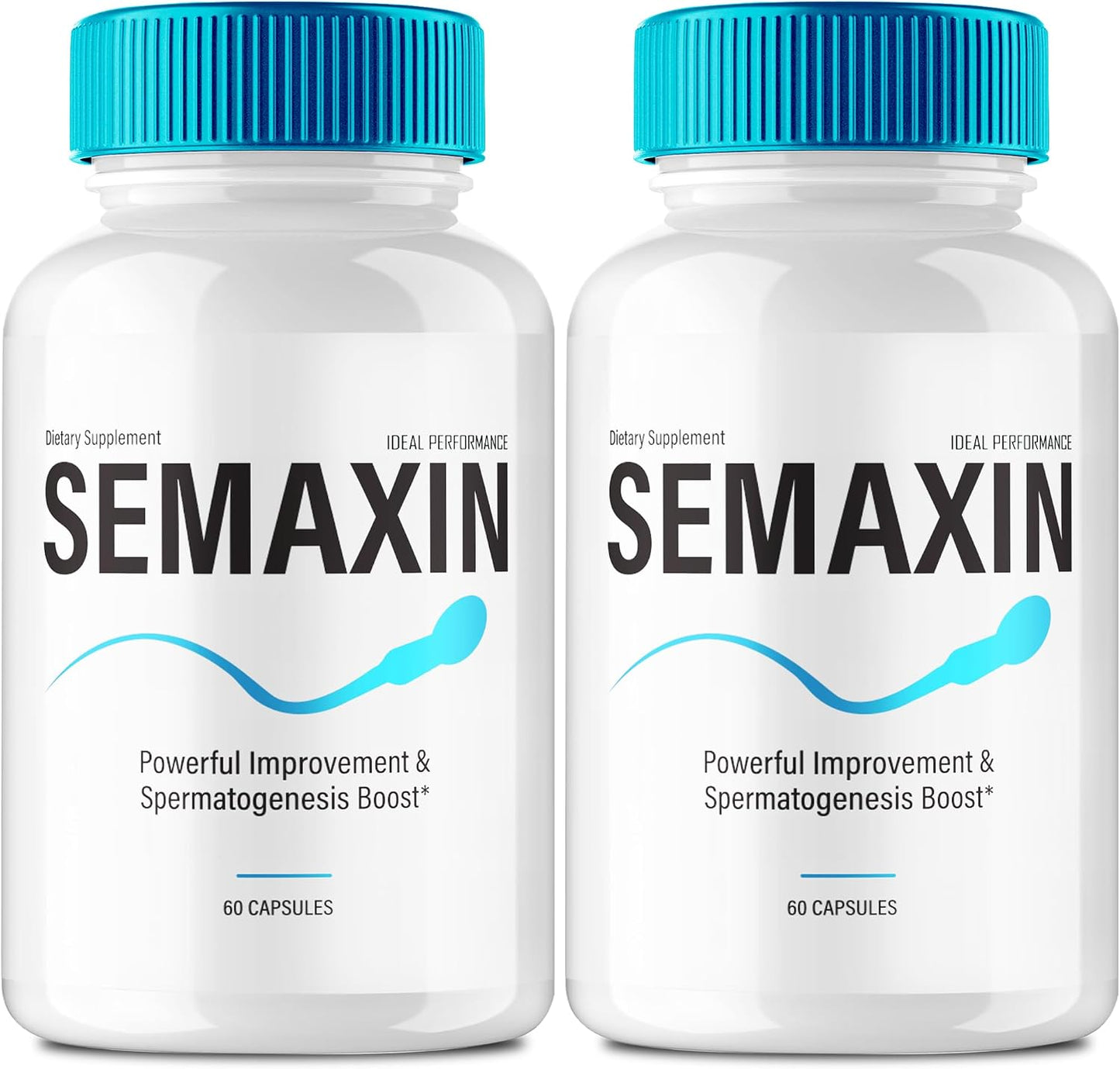 Semaxin Capsules, Official Semaxin Supplement Pills, Overall Health and Wellness Reviews (2 Pack)