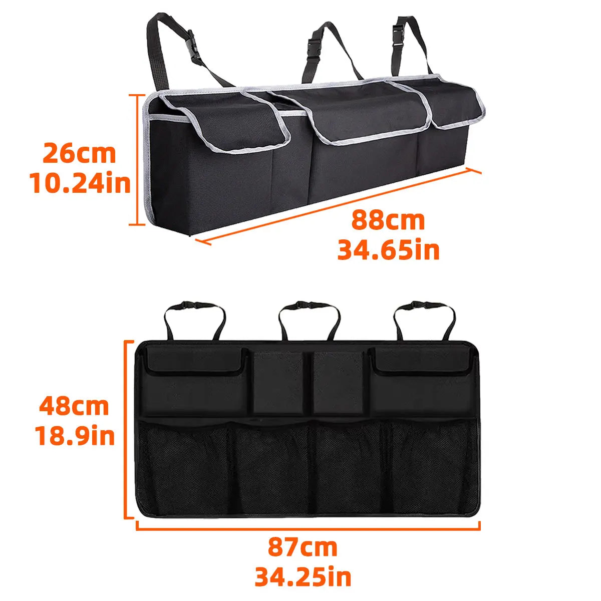 YONGRUN Universal Car Interior Storage Bag Auto Seat Gap Organizer Pocket Hanging Holder for Phone Wallet Keys Small Items