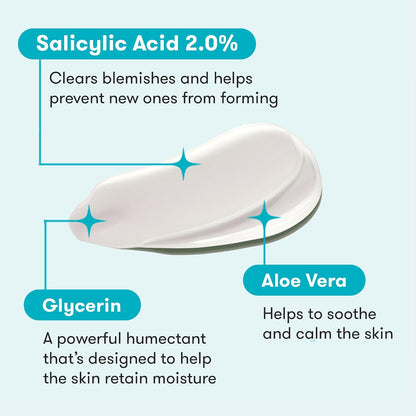 Pore Clearing Acne Treatment, Exfoliates & Hydrates, with Salicylic Acid & Aloe, Formulated for Acne-Prone Skin, Paraben Free, 3 Fl Oz