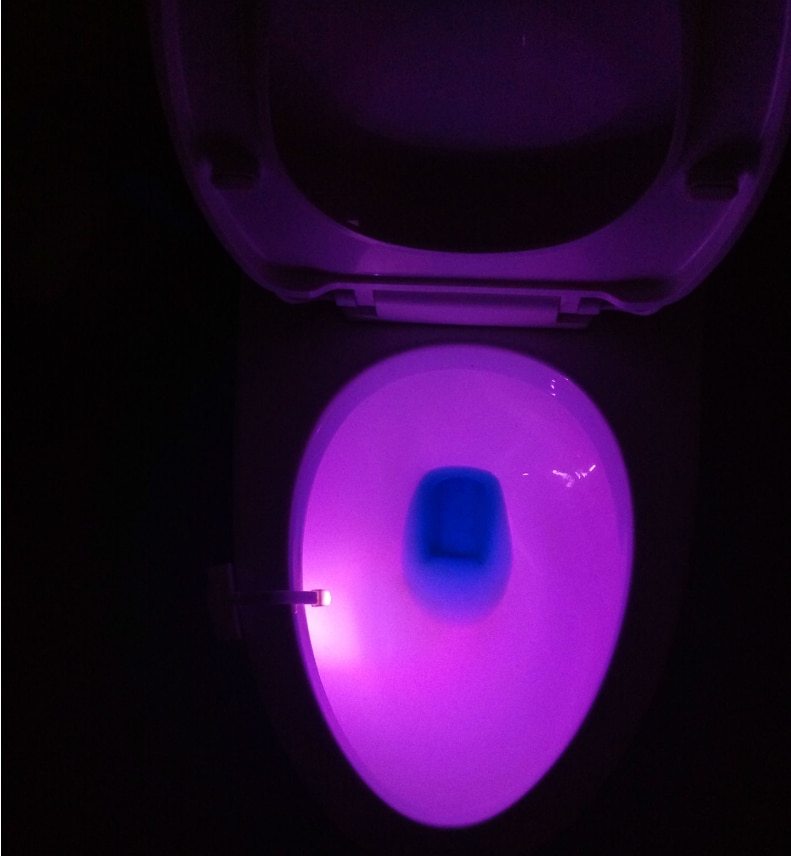 Veilleuse à LED à induction pour toilettes