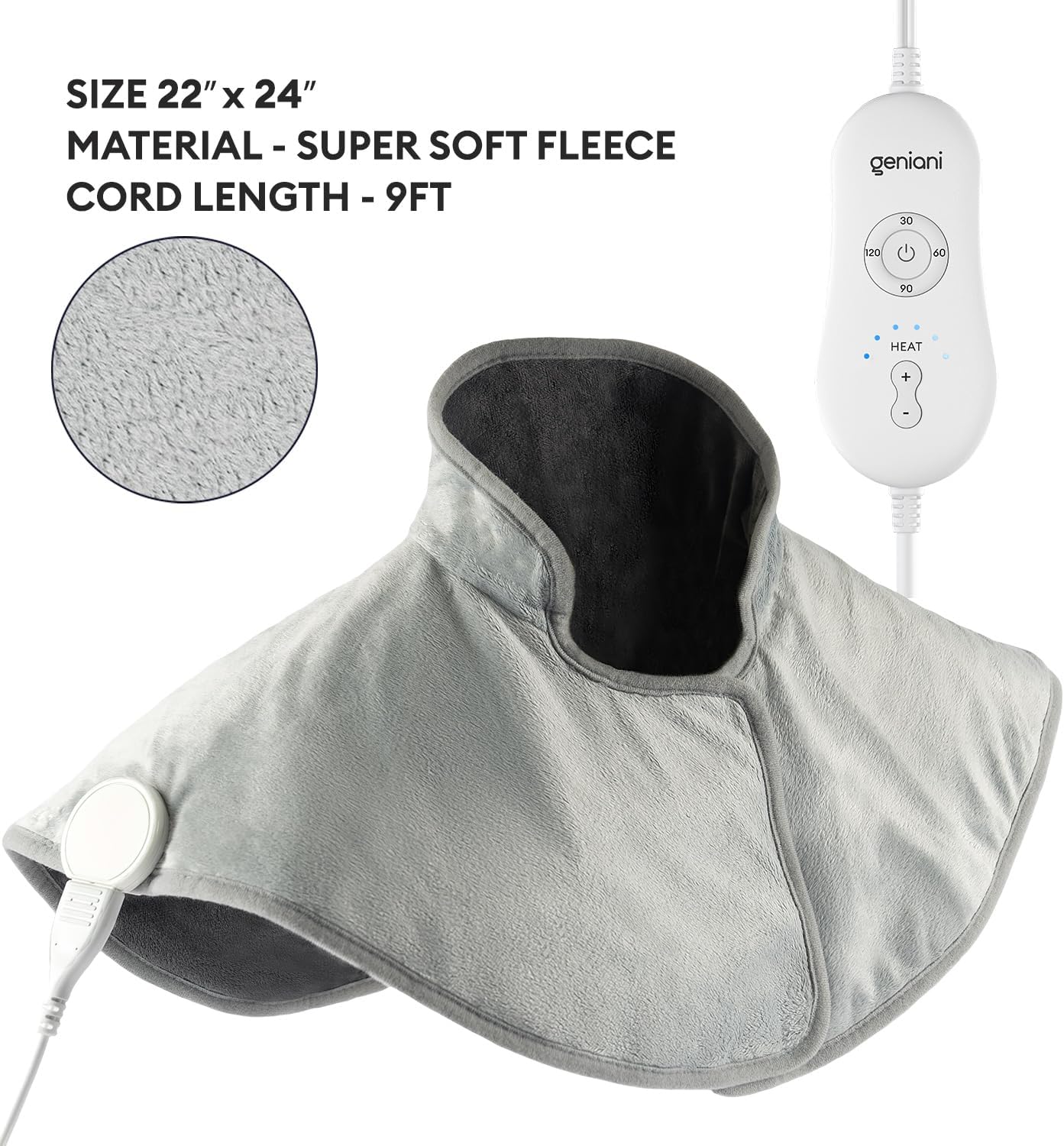 Neck & Shoulders Heating Wrap Lava