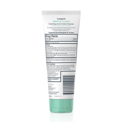 Gentle Clear Acne Face Wash, 2% Salicylic Acid, 4.2 Oz