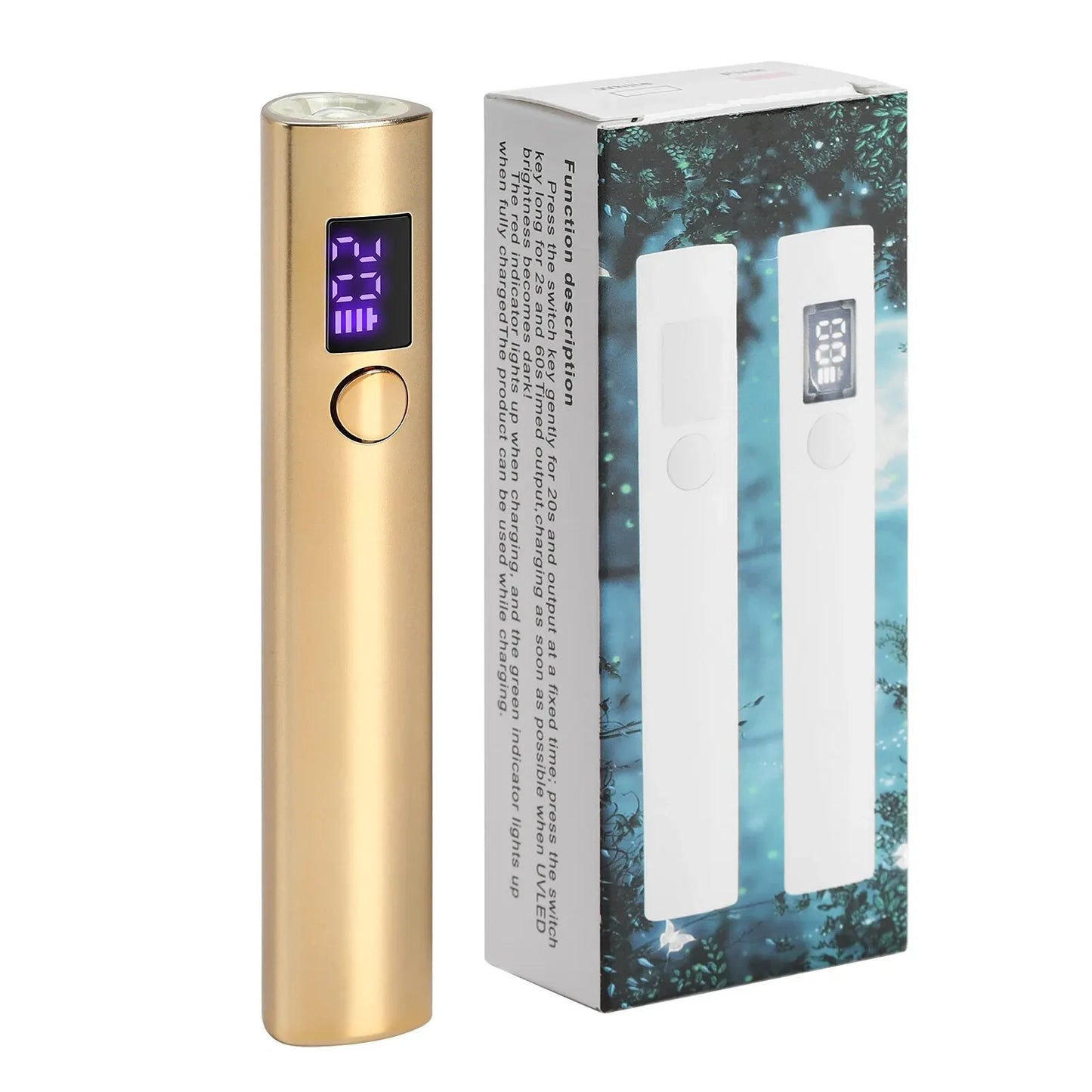 Portable Quick Dry Nail Dryer Machine Mini UV LED Nail Lamp for Home Salon Tools Professional Nail Phototherapy Flashlight Pen