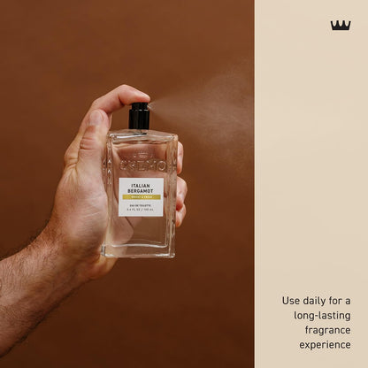 Cologne for Men - Italian Bergamot Mens Cologne Spray, a Combination of Italian Bergamot, Neroli Blossom, and Fresh Vetiver, Multi-Layered Signature Men'S Fragrances, 3.4 Fl Oz