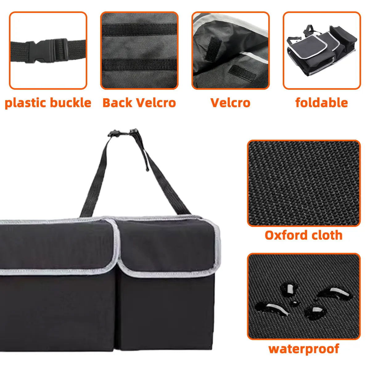 YONGRUN Universal Car Interior Storage Bag Auto Seat Gap Organizer Pocket Hanging Holder for Phone Wallet Keys Small Items